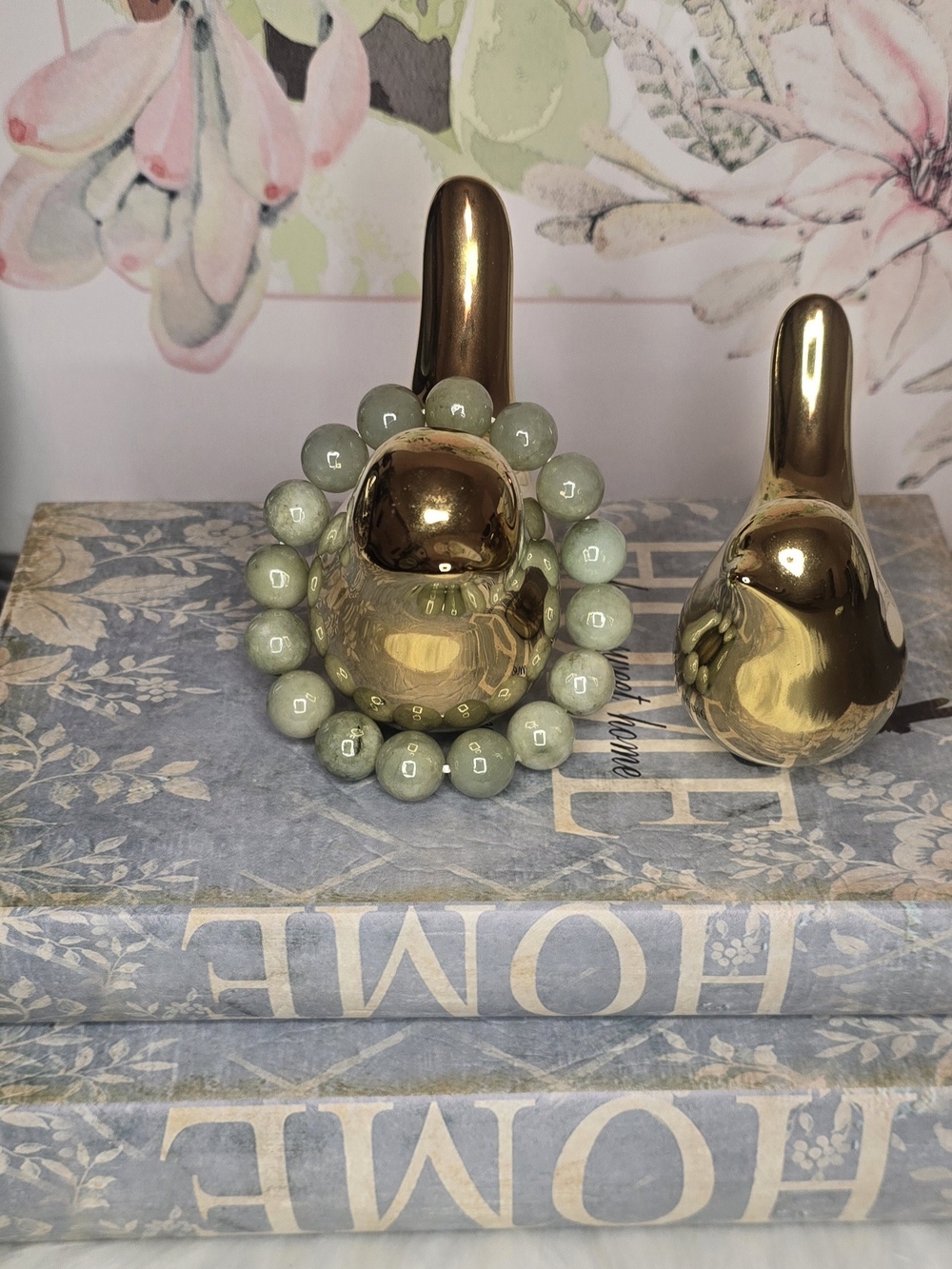 Natural Jade Apple Green Beaded Bracelet